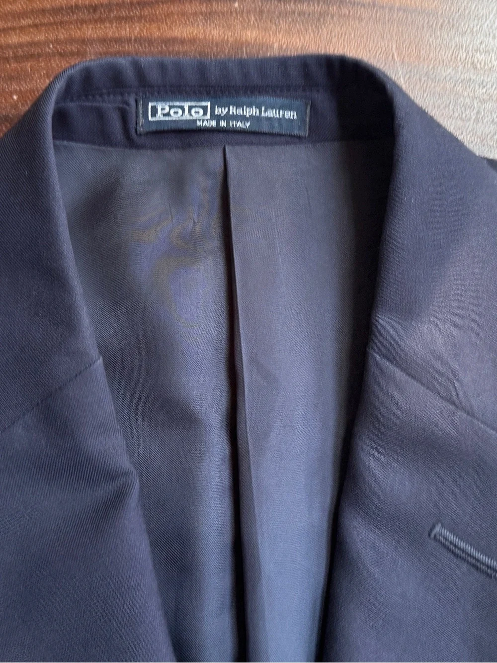 Men's Navy Blue Three-Button Polo II Blue Label Blazer - Classic Tailored Fit